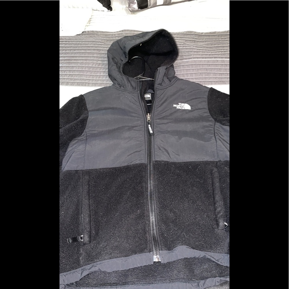 Girls Black NorthFace Fleece
